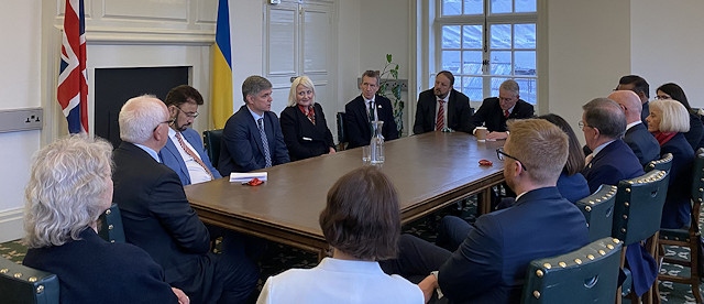 Labour Friends of Ukraine also met with the Ukrainian Ambassador, Vadym Prystaiko, to mark the week of the first anniversary of Russia's full scale invasion of Ukraine