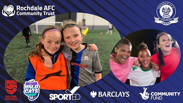 Rochdale AFC Community Trust and Rochdale AFC Ladies have launched a new series of programmes set to boost women's football in Rochdale