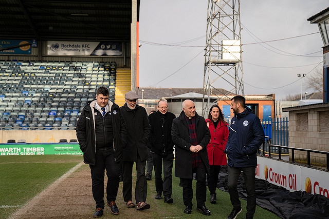 Archbishop of York and Bishop of Manchester at the Crown Oil Arena