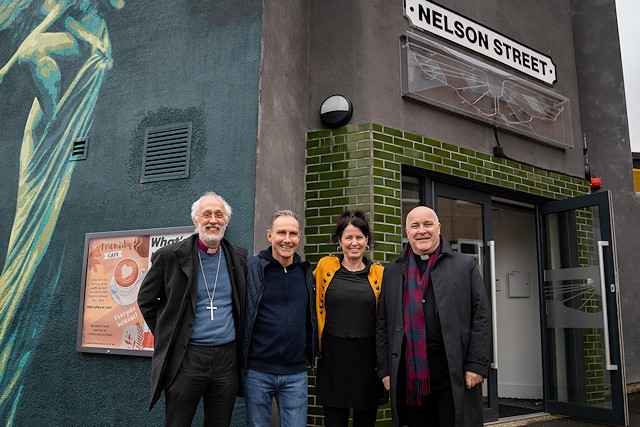 The Archbishop of York and Bishop of Manchester visited Nelson Street Church