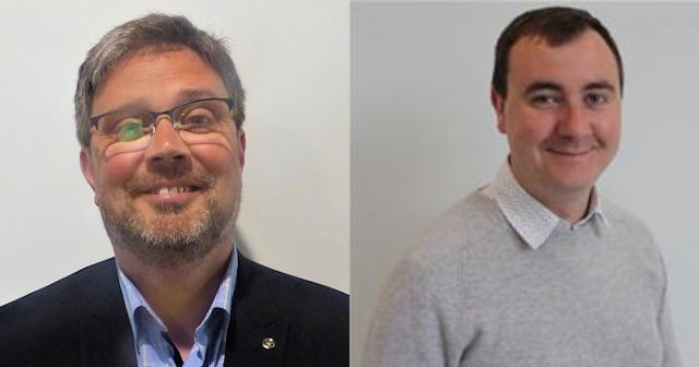 Councillor Lee Wolf (left) was accused by Councillor Tom Besford (right) of using his position to challenge a decision by Middleton township