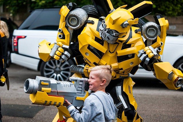 Bumblebee character from Transformers