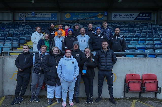 The rough sleeping event at Rochdale AFC