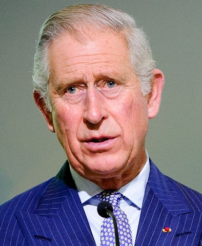 King Charles III, the former Prince of Wales