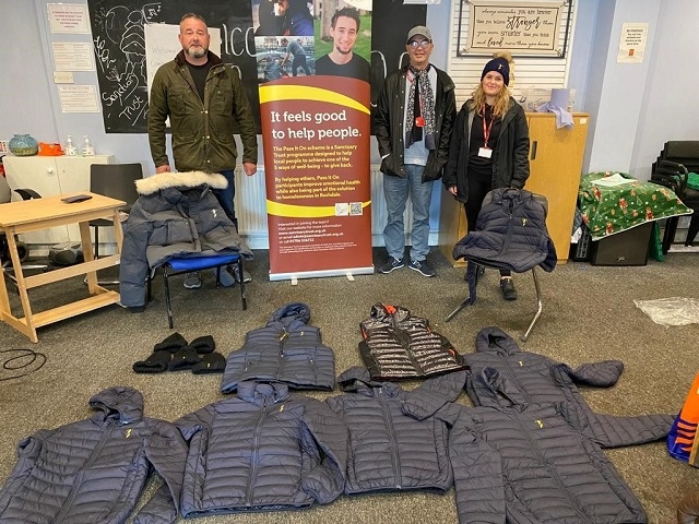 Following the recent seizures, trading standards teamed up with Lighthouse Security to redistribute the items to homeless people throughout the borough