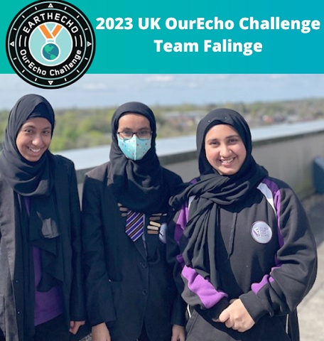 Team Falinge, the first UK winners of the OurEchoChallenge