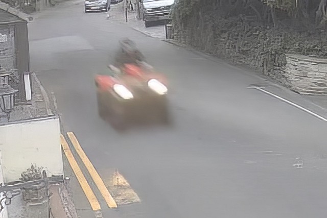 The stolen quad bike