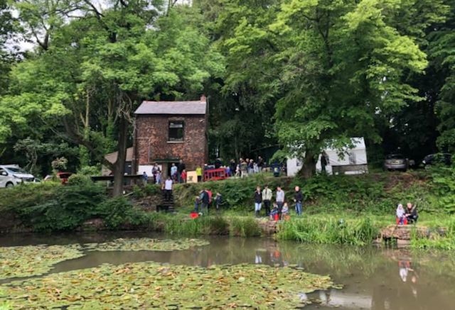 The nursery lodge at Trows Lane, Rochdale & District Angling Society