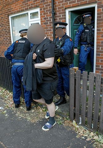 Four men aged between 18 and 22 were arrested on suspicion of conspiracy to commit burglary and assisting an offender