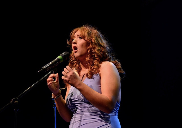 Performing Arts student Courtney McLean sang at the ceremony