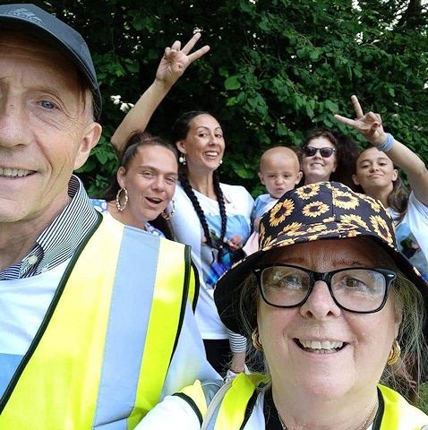 The sponsored walk by Bowlee Community Association