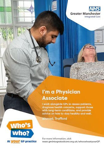 Who’s who at Greater Manchester GP practices: Physician Associate Ahmad, from Trafford