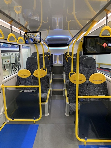 A look inside one of the new Bee Network buses