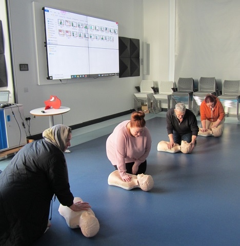 The group has also completed an emergency first aid course which was held by Fida Hussain