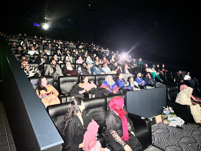 It was a full house at Reel Cinema