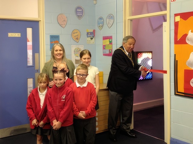 The room was officially opened by the Mayor of Rochdale and Norden ward councillor Mike Holly