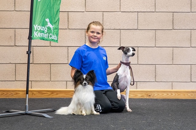 Darcie Fleming, Domino and Checkers at YKC Summer Camp