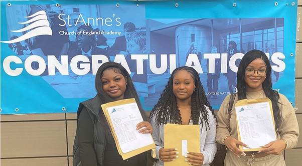 L-R: Taiwo Adelewo, Keysha Massamba and Michelle Adams