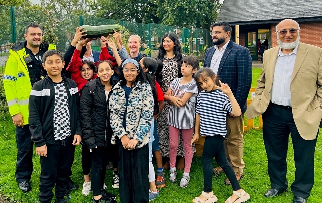 The new Deeplish Community Centre garden