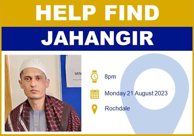 Jahangir is missing from Rochdale