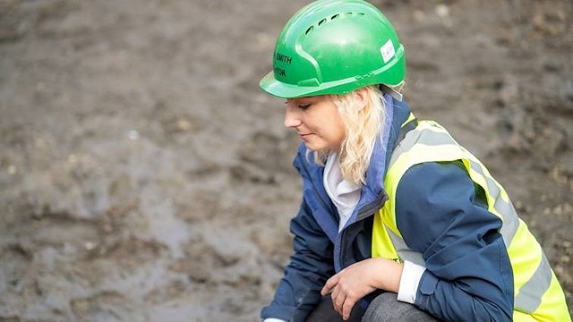 The dig has supported the development of five trainees, including Lauren Davies