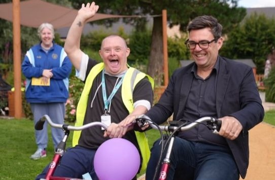 Greater Manchester Mayor Andy Burnham visited PossAbilities