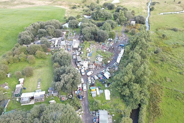 It took a month for officers to complete a search of the land and all buildings