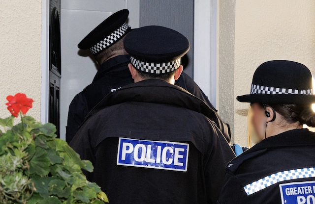 Police raided various properties in Rochdale and Manchester 