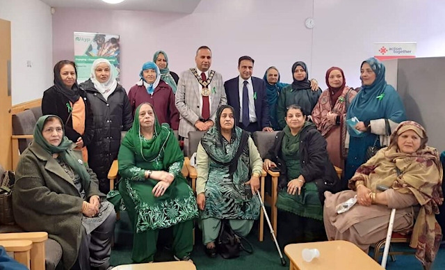 The attendees at the event, held to mark World Mental Health Day