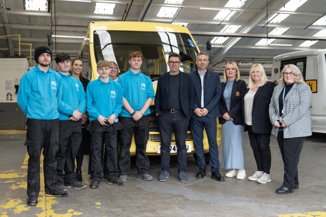 The Rochdale-based company has built buses that are now in service in the town