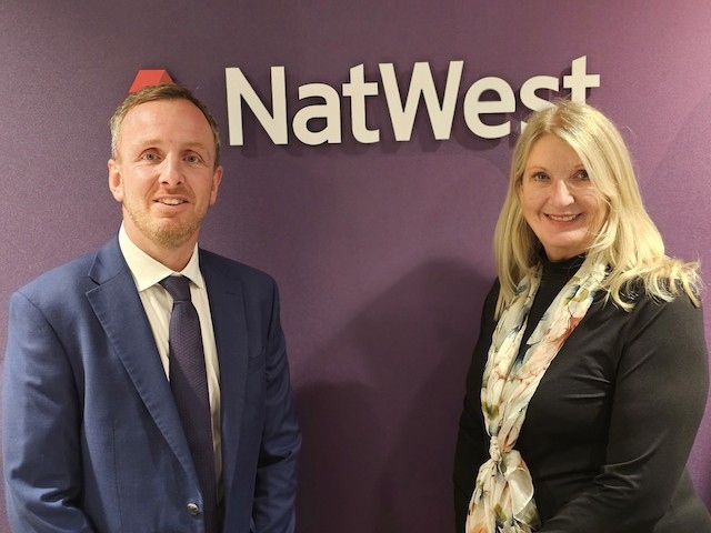 Craig Wood, local director for north Manchester and Lancashire, retail banking, NatWest, and Yvonne Sampson, head of enterprise at GM Business Growth Hub