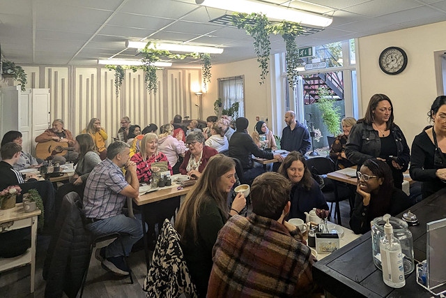 The New Pioneers Community Cafe is run by volunteers 