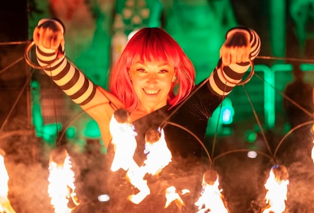 The Ignite Fire Festival came back in full force on Sunday