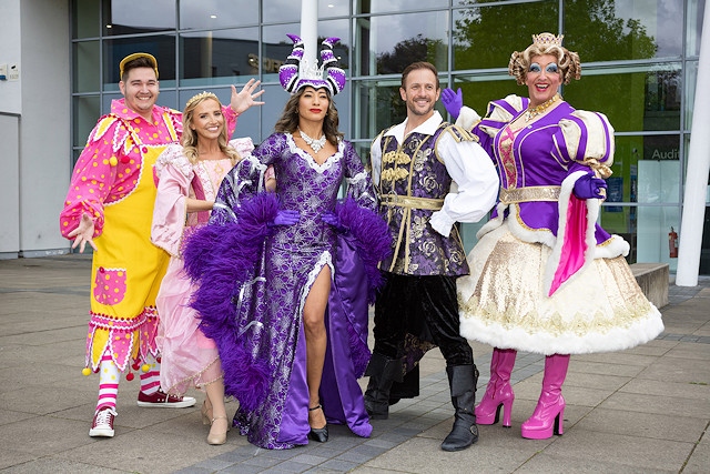 The cast of this year’s Middleton Arena Christmas panto, Sleeping Beauty