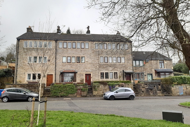 Former weavers' cottages on Dewhirst Road, Syke