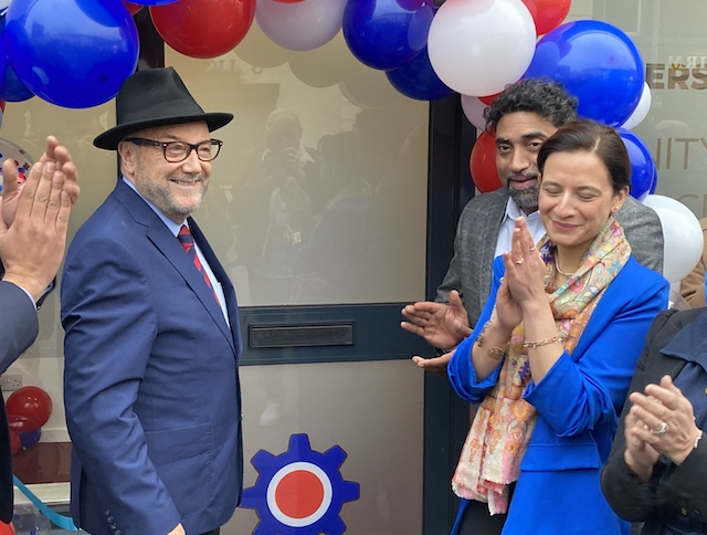 The opening of the new Workers Party office on Drake Street, Rochdale