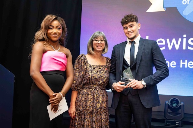 Lewis White was named Apprentice of the Year at the 12th annual ECI Training and Development Awards last night in London.

