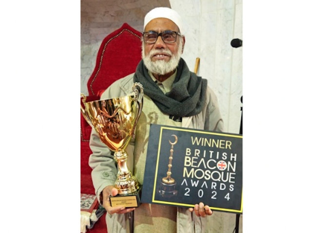 Mohammed Ilyas, a devoted volunteer at Jamia Masjid Bilal in Rochdale