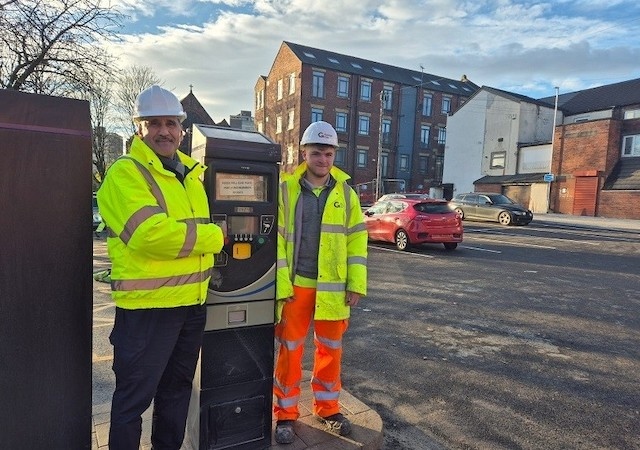 The car park is now open

