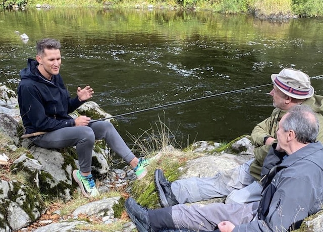 Dave Lyons from Tackling Minds appeared on the TV show Mortimer and Whitehouse: Gone Fishing