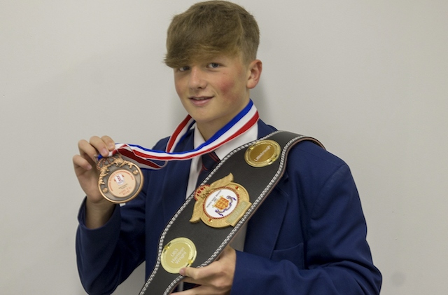 Whitworth High boxing champ is third best in country