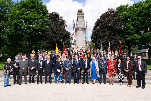 D-Day 80th Anniversary Service at Rochdale Cenotaph