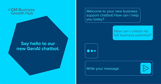 A screenshot of the chatbot