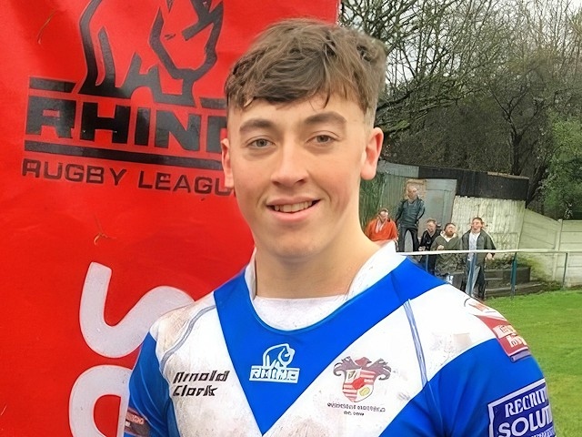 Matty Ashton pictured in 2018 when he played for Rochdale Mayfield