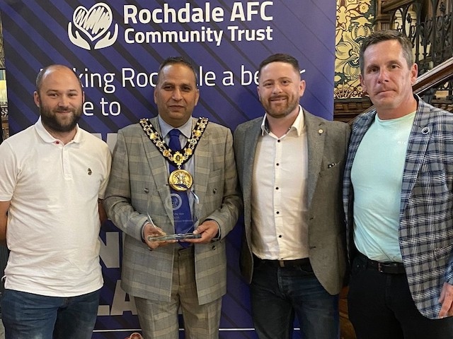 Rochdale AFC Military Veterans were named ‘Team of the Year’