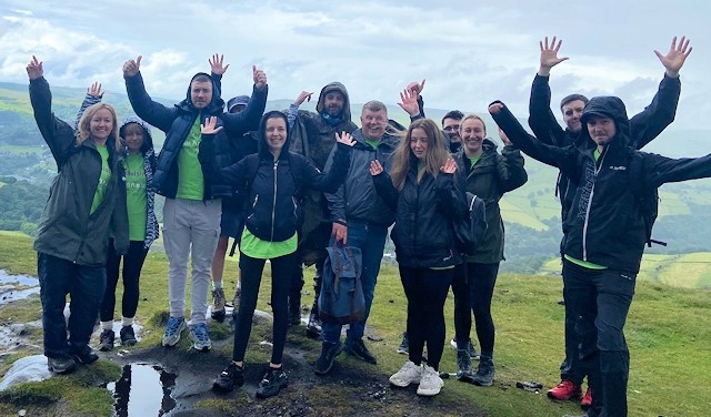 Rochdale Training tackles 12 mile trek for Derian House