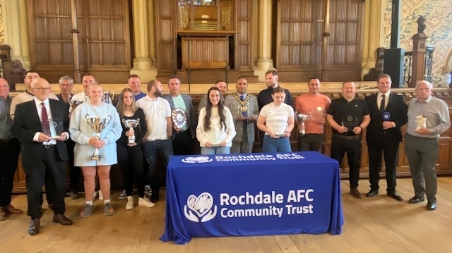 Triumphant evening at Rochdale Town Hall as AFC honours season's standouts