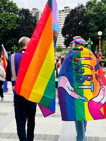 Rochdale in Rainbows Pride parade