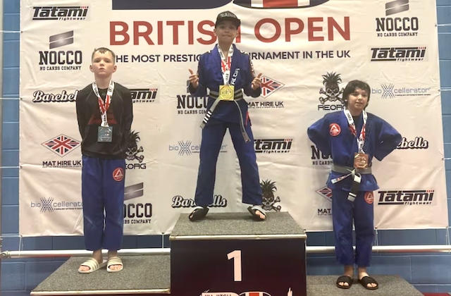 Andrew Perez won gold at the IBJJF Orange County Summer Open