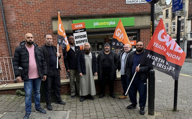 Rochdale Job Centre guards are “paid less than cleaners”
